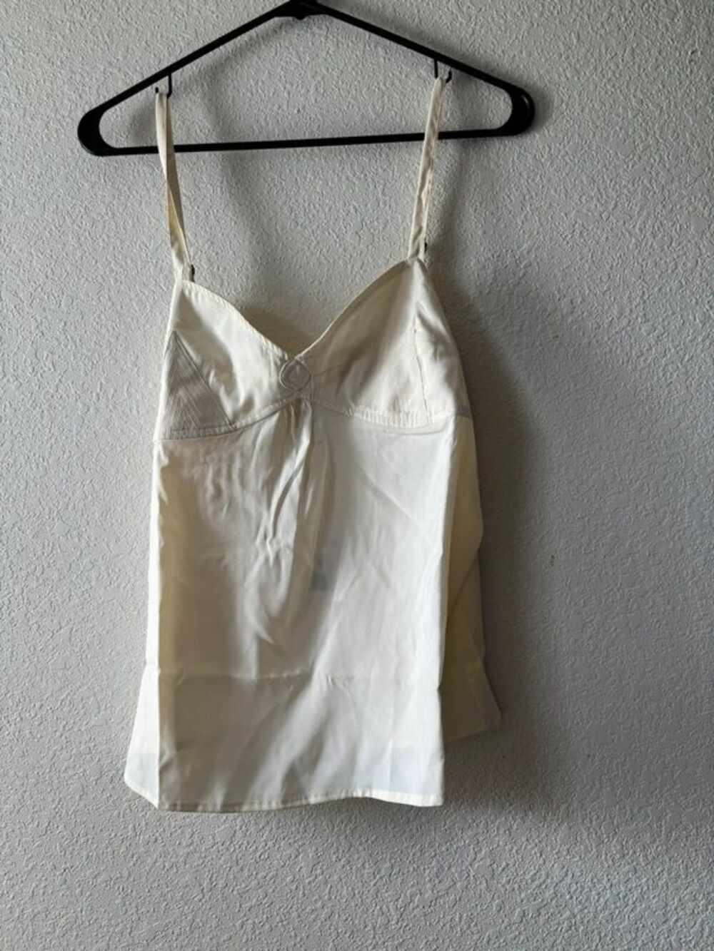 INSPR by Tezza Ivory Cream Babydoll Cami Top L Bustier Coquette Romantic Y2K